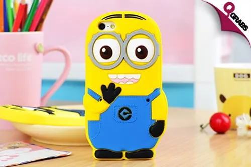 From QR39, Inspire Fun with 3D Cartoon Minion Cases for iPhone 6 OR 6 Plus! (Up to QR140 Value)